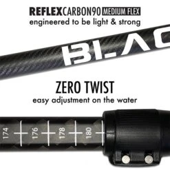 Black Project Lava 90% 2 Piece Adjustable Carbon Paddle - 2023 27 Black Project Lava 90% 2 Piece Adjustable Carbon Paddle - 2023 -Surfing Equipment Shop black project lava lightest touring paddleboard paddle 90 carbon anti twist 1 3 2 1 1 1 1 1 1