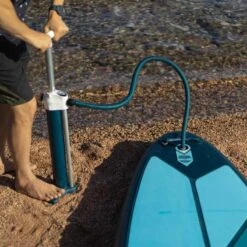 Gladiator Pro 10'6 X 32" Paddleboard 2023 -Surfing Equipment Shop gladiator back of 10 6 inflated