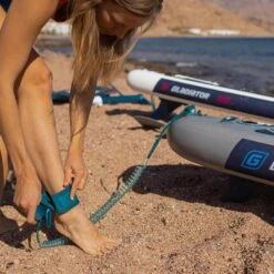 Gladiator Origin LT 12'6 X 29" Paddleboard 2023 -Surfing Equipment Shop gladiator origin leash on ankle 4