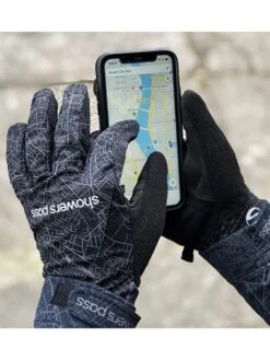 Showers Pass Crosspoint Waterproof Windproof Gloves - Ladies -Surfing Equipment Shop gloves 1 with map 1