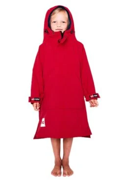 Red Original Kids Waterproof Poncho - Red -Surfing Equipment Shop kids poncho red origional