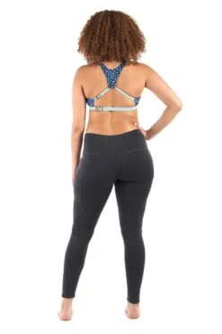 Level Six - Sombrio Eco-Stretch Neoprene Capri Paddle Boarding Leggings -Surfing Equipment Shop level six sombrio eco stretch neoprene capri paddle boarding leggings back