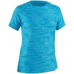 NRS Women's H2Core Silkweight Short Sleeve T-Shirt -Surfing Equipment Shop nrs womens h2core silkweight short sleeve shirt cyan1