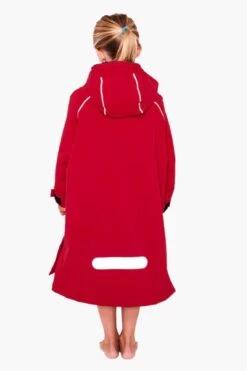 Red Original Kids Waterproof Poncho - Red -Surfing Equipment Shop pocho red 2