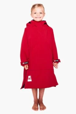 Red Original Kids Waterproof Poncho - Red