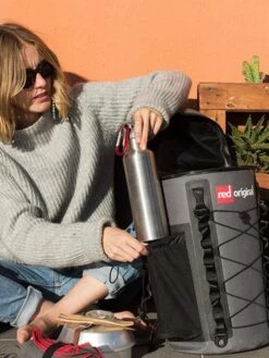 Red Original Waterproof Deck Bag / Dry Bag -Surfing Equipment Shop red original deck bag water bottle storage red paddle co