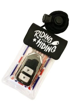 Riding Not Hiding Waterproof Key Case