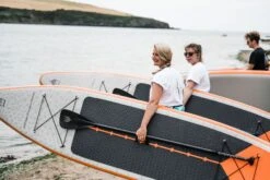 Shark T 12'6 X 30" X 5" Paddleboard 2023 -Surfing Equipment Shop shark sups lifestyle board touring2