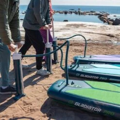Gladiator Pro 11'6 X 34" Paddleboard 2023 -Surfing Equipment Shop sq 11 6 10 6 11 2 pro inflated on beach winter