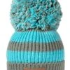 Swimbler Waterproof Bobble Hat - Sea Mist