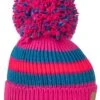 Swimbler Waterproof Bobble Hat - Rosie, Blue & Pink -Surfing Equipment Shop swimbler rose paddle board hat 1