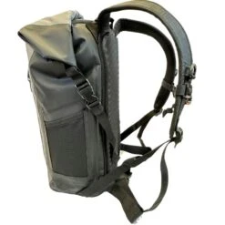 Yak DryPak Back Pack With Molle Slots 30L Grey Black -Surfing Equipment Shop yak back pack side empty